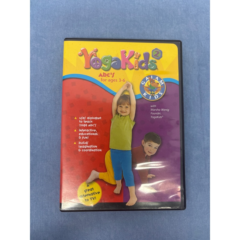 Gaiam‎ YogaKids 2 ABCs Kids DVD OS Multicolor Good Educational Fitness 2003